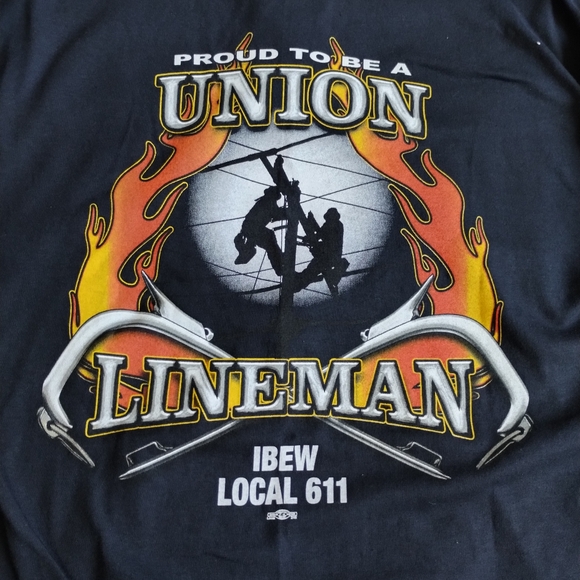 International Brotherhood of Electrical Workers ⚡ Long Sleeve LARGE Shirt NWOT - Picture 8 of 8